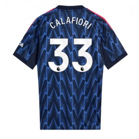 Arsenal Riccardo Calafiori #33 Borta Kläder 2025-26 Kortärmad